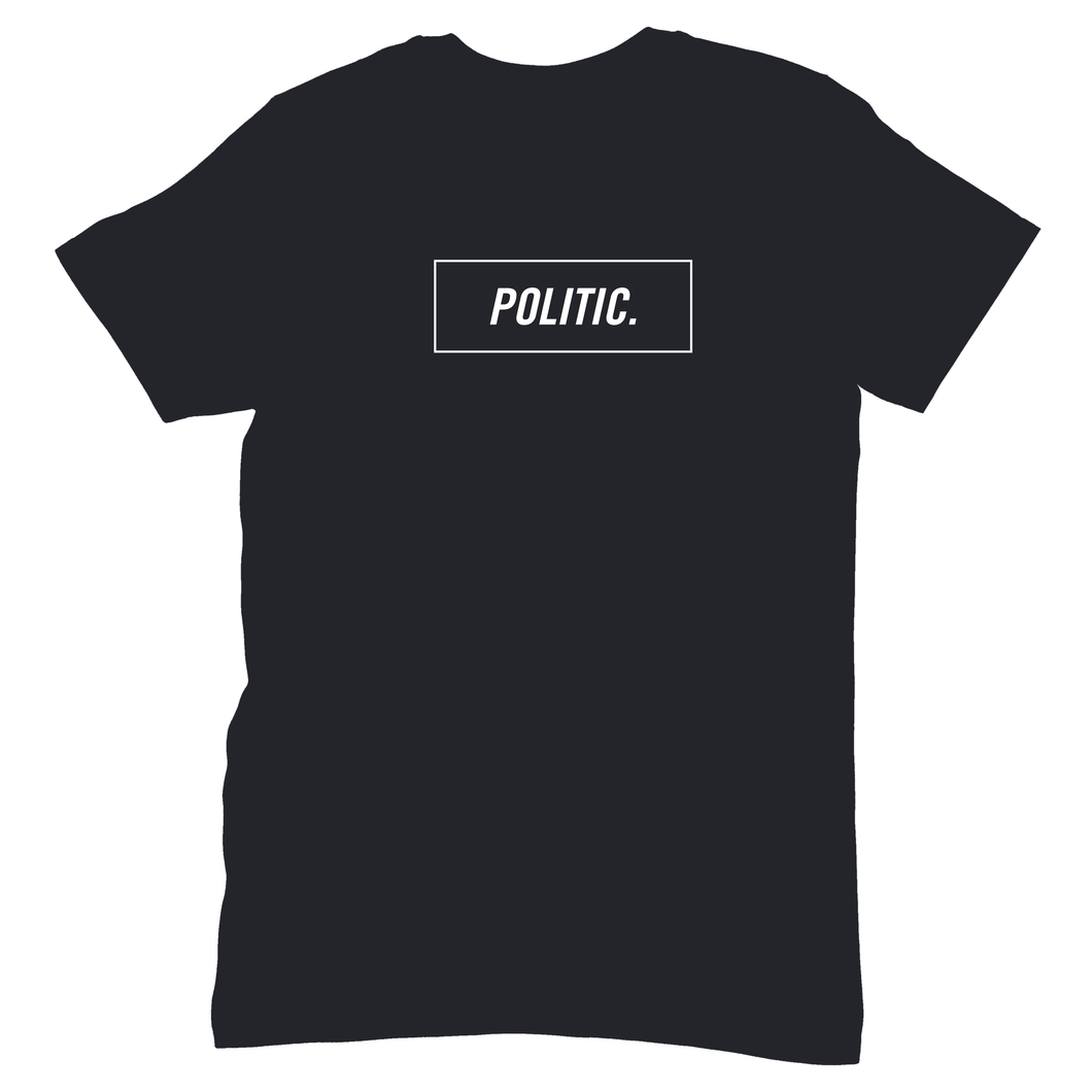 Politic Box Logo Tee Black