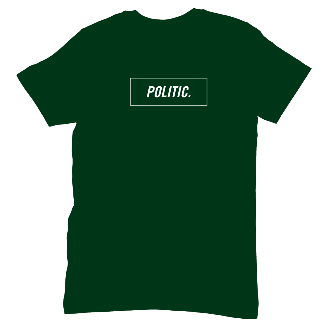 Politic Box Logo Tee Forest